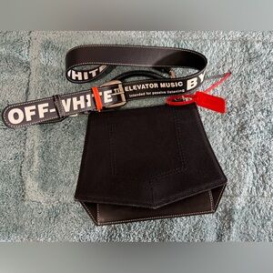 Off-White Black and Red Crossbody Bag